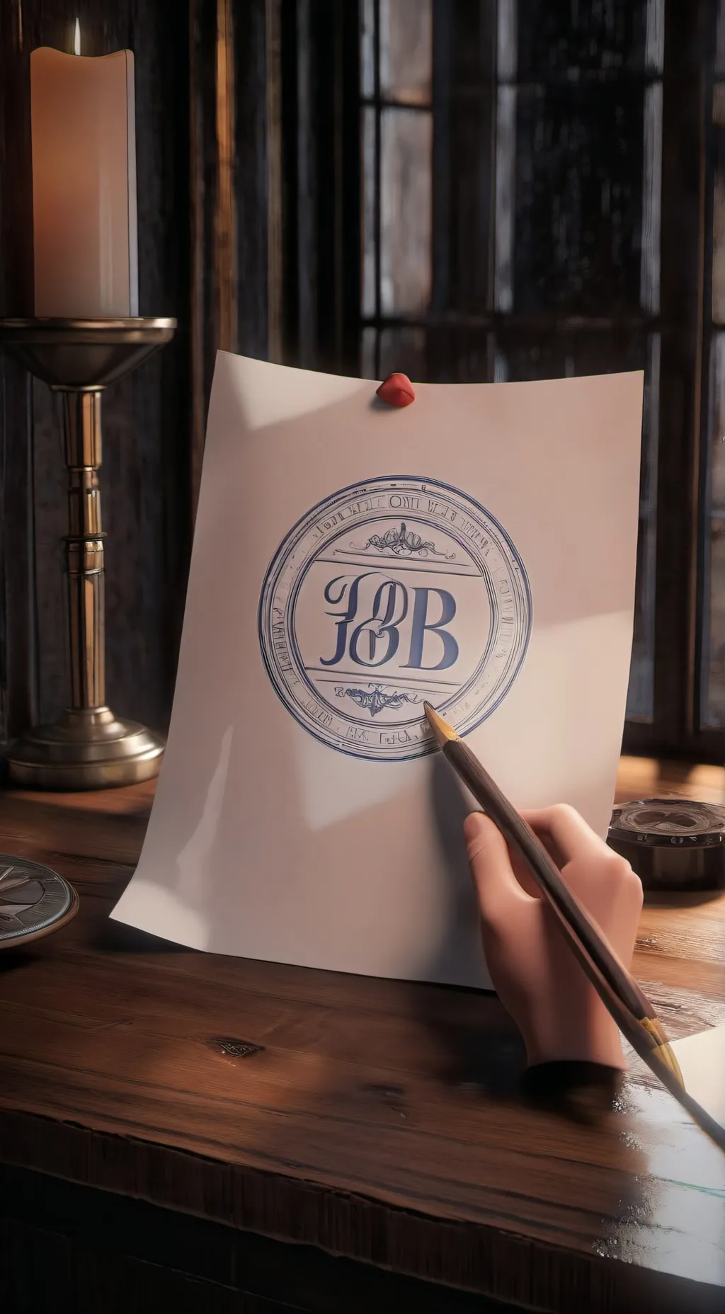 ai character: A JOB APPLICATION! background