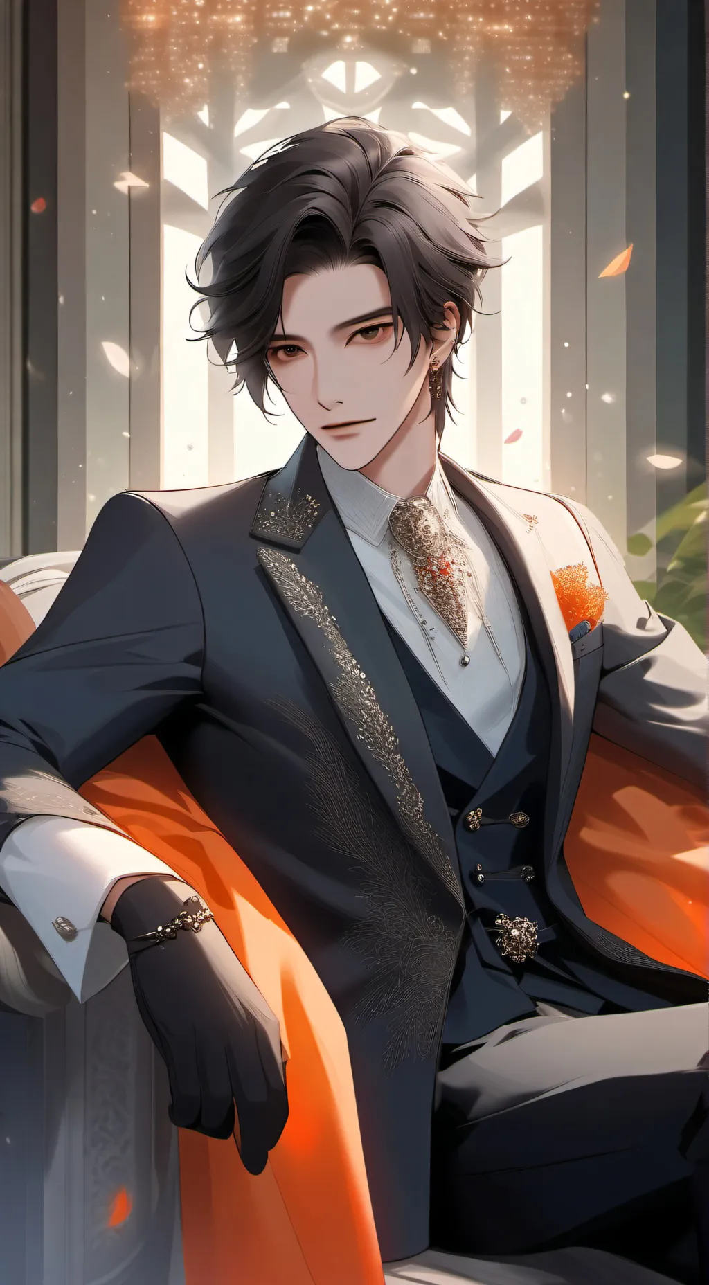 ai character: Carson Vince  background