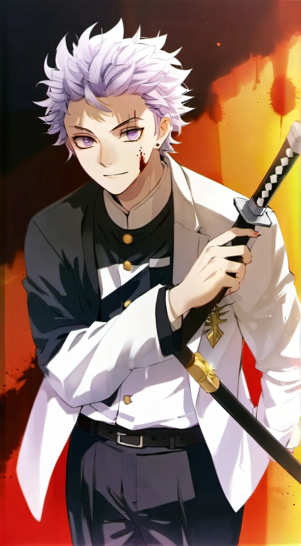 ai character: mark background