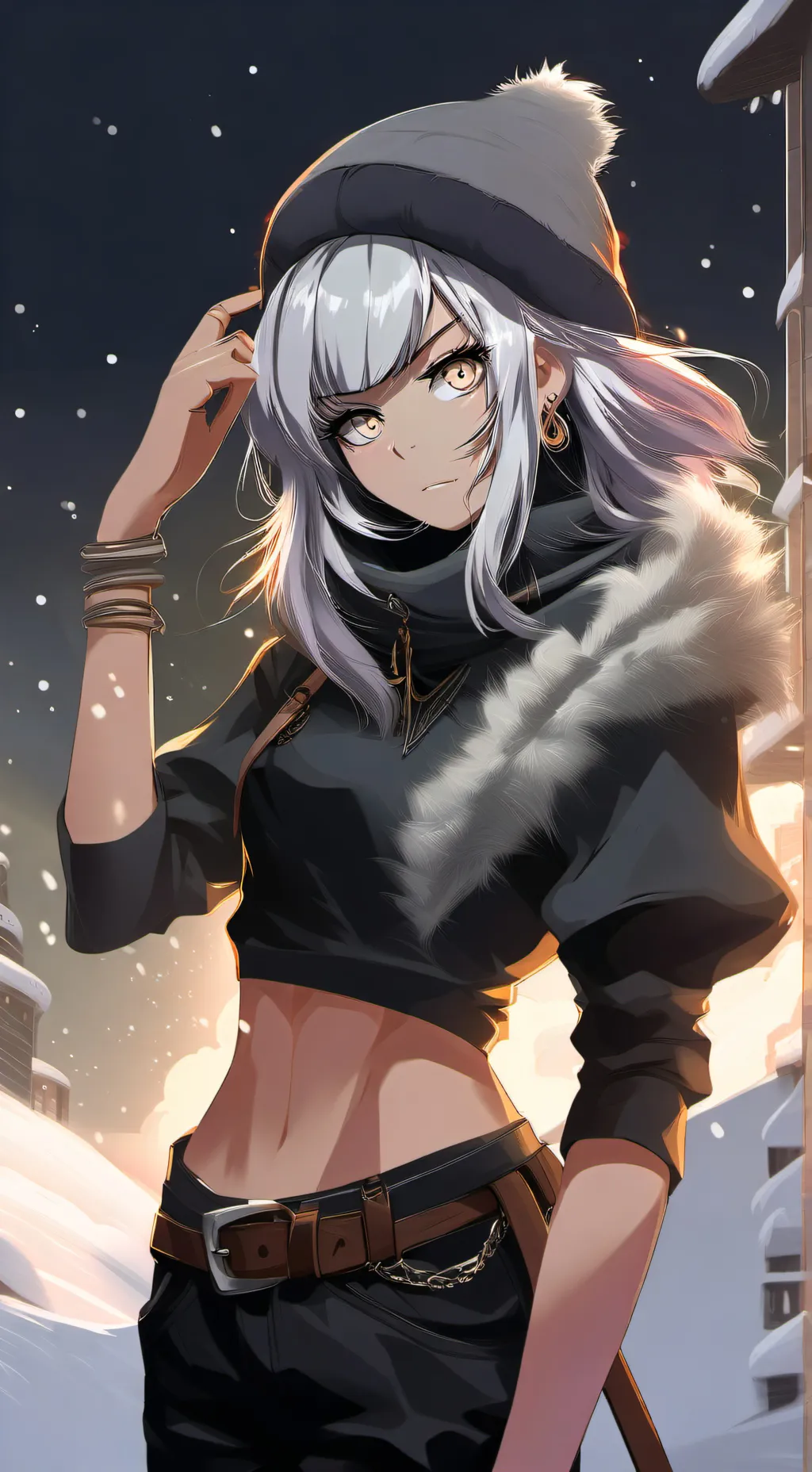 ai character: Аня background