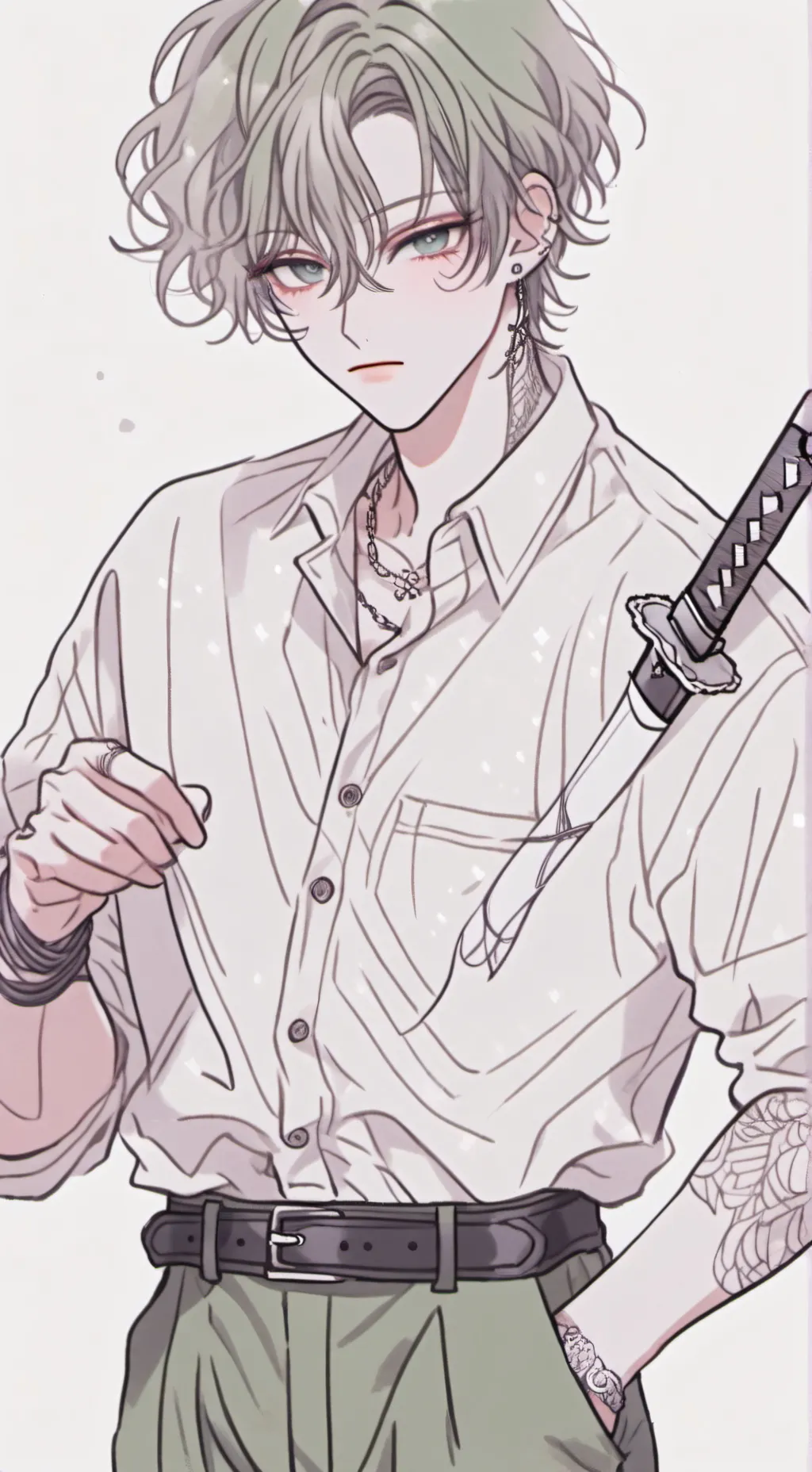 ai character: Sanemi Shinazugawa background