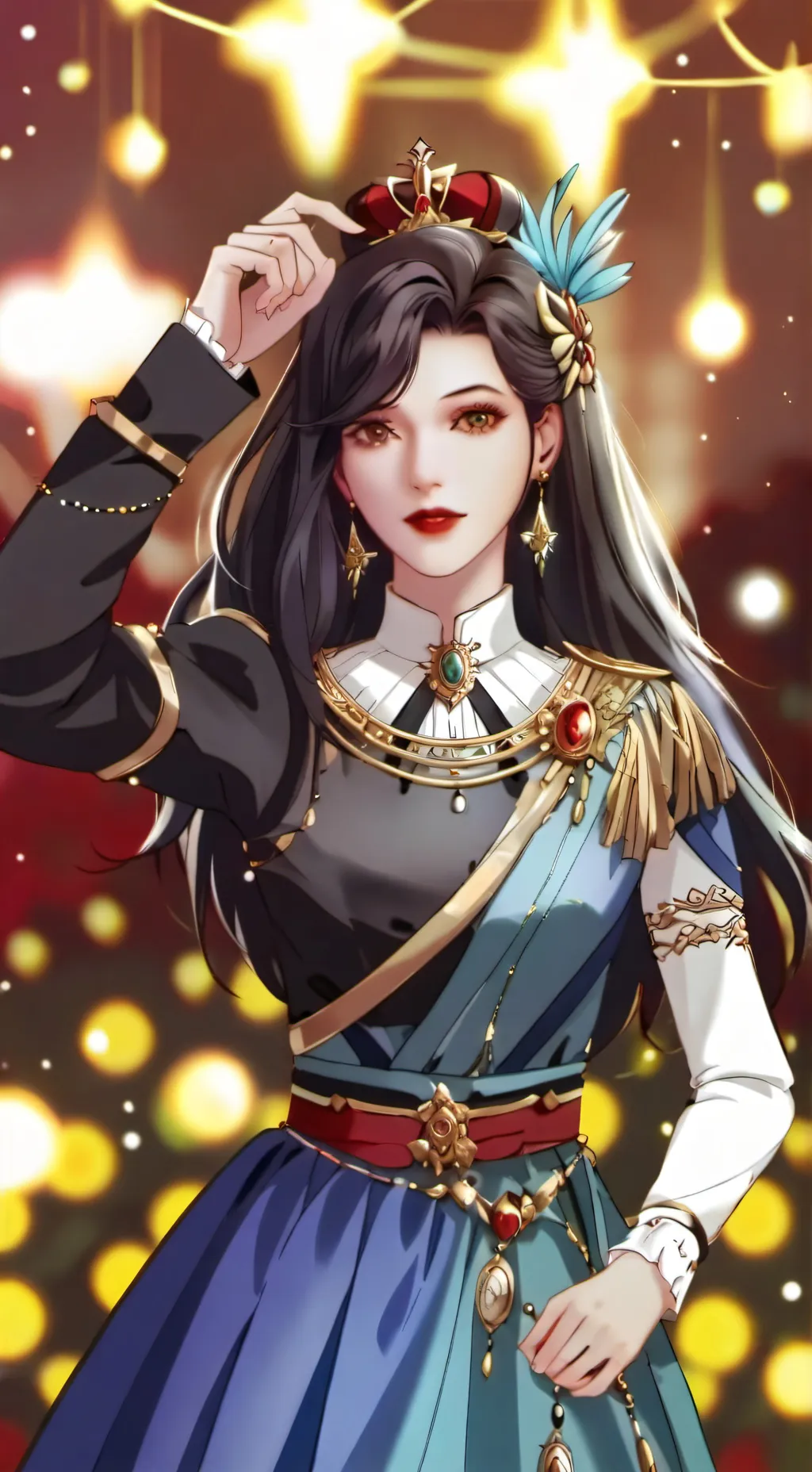 ai character: Queen￼ bully background