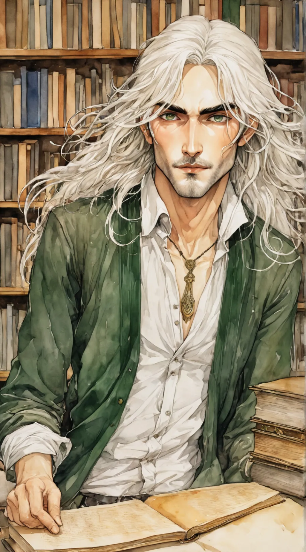 ai character: Alexander  background