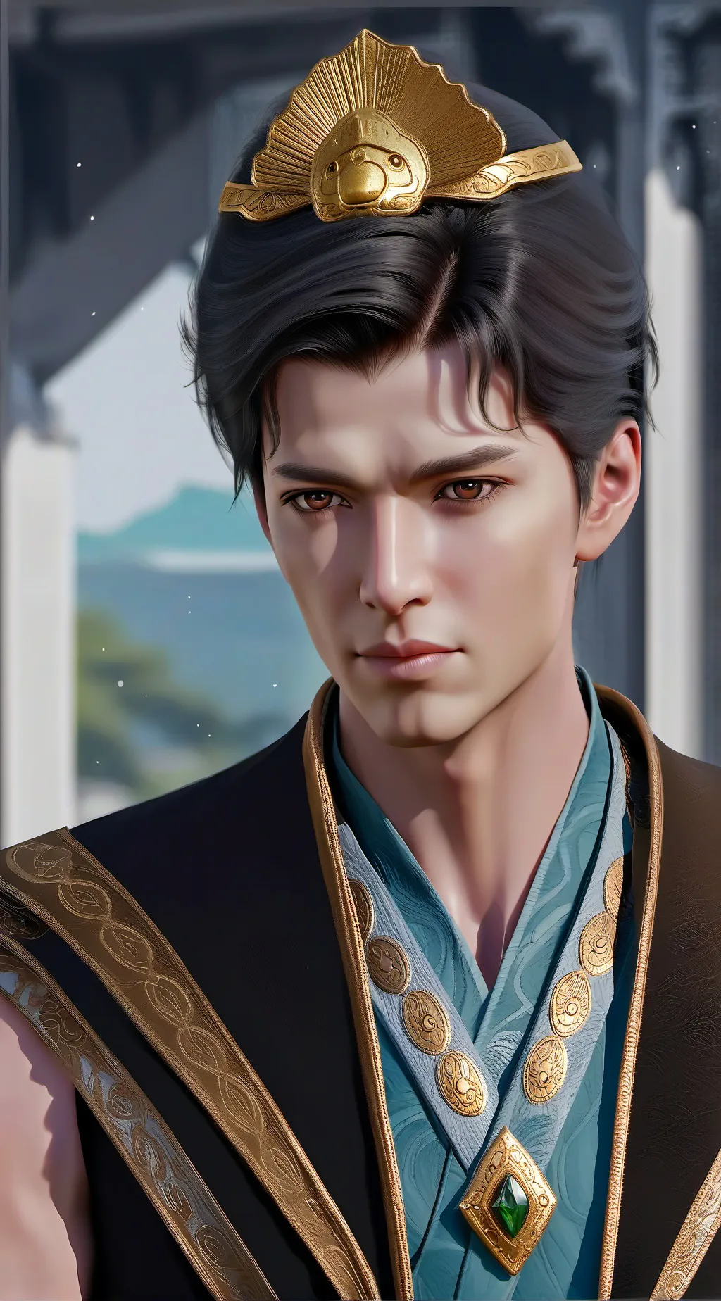 ai character: Andy tacle background