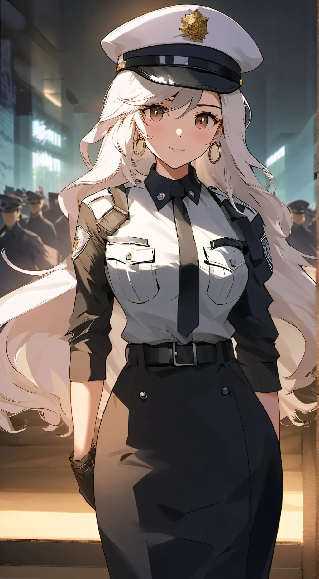 ai character: Melanie  background