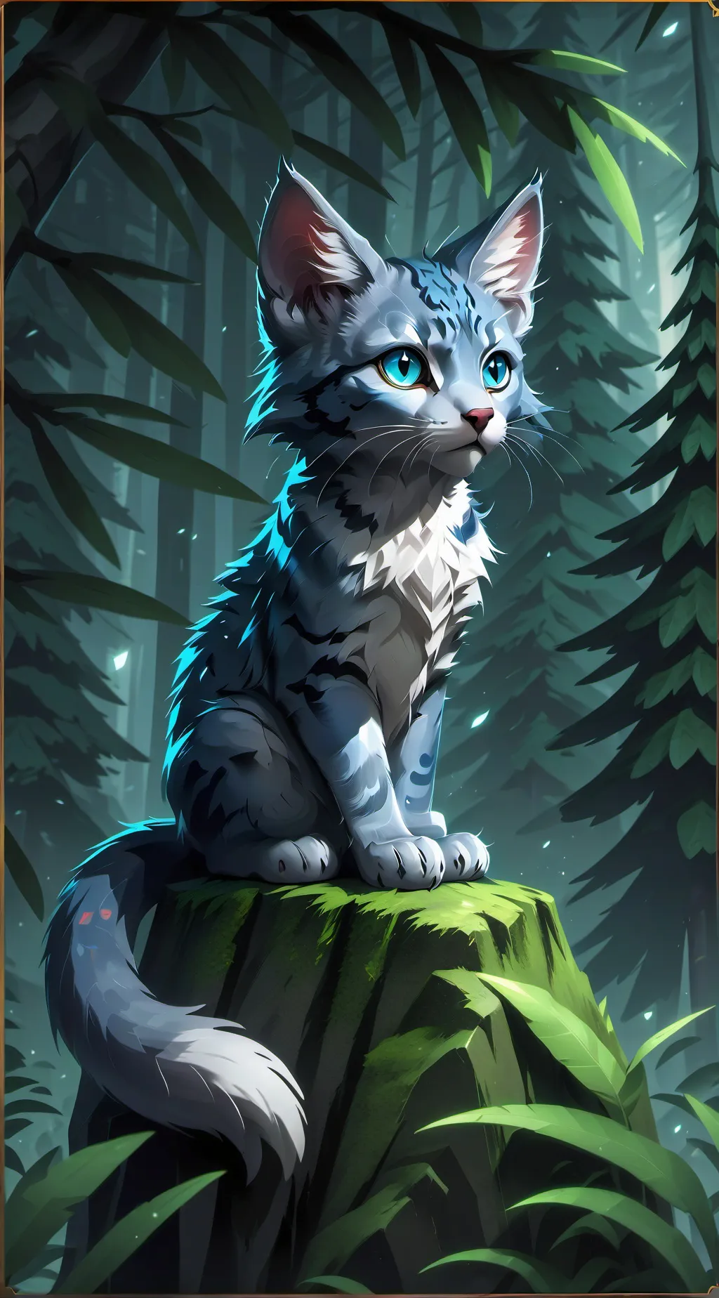 ai character: Bluestar  background