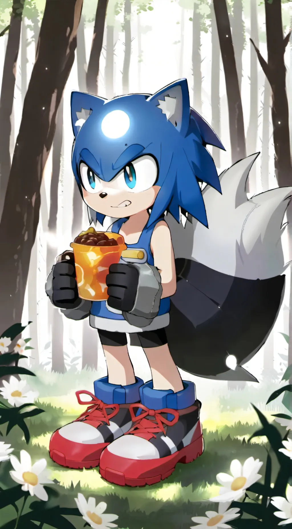 ai character: Sonic the Hedgehog background