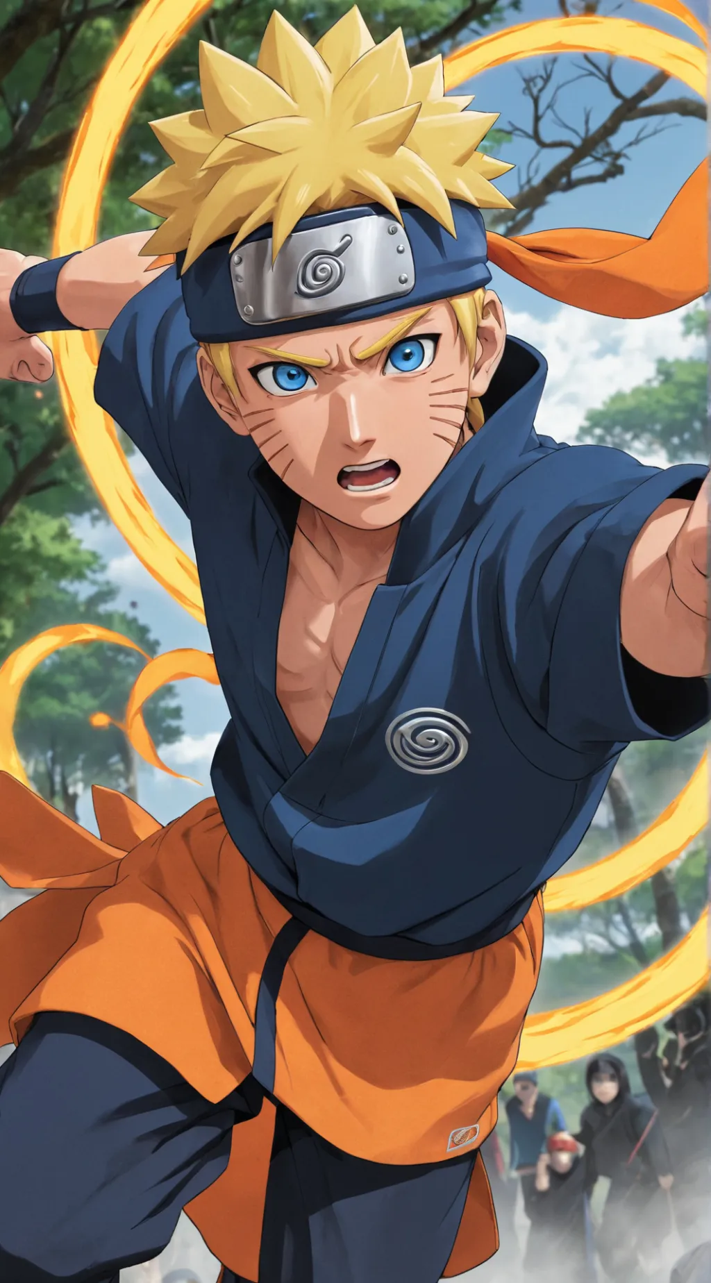 ai character: Naruto Uzumaki background