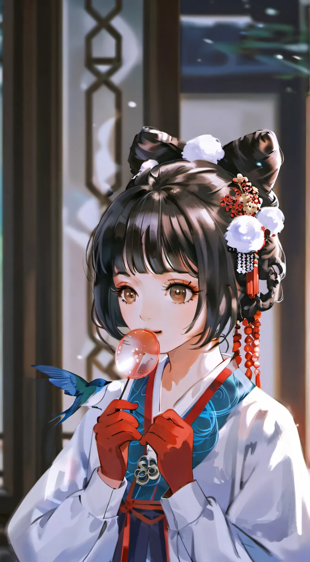 ai character: Angelaz background