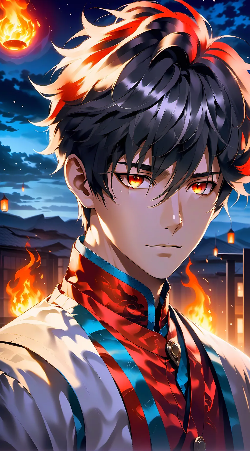 ai character: Mario background