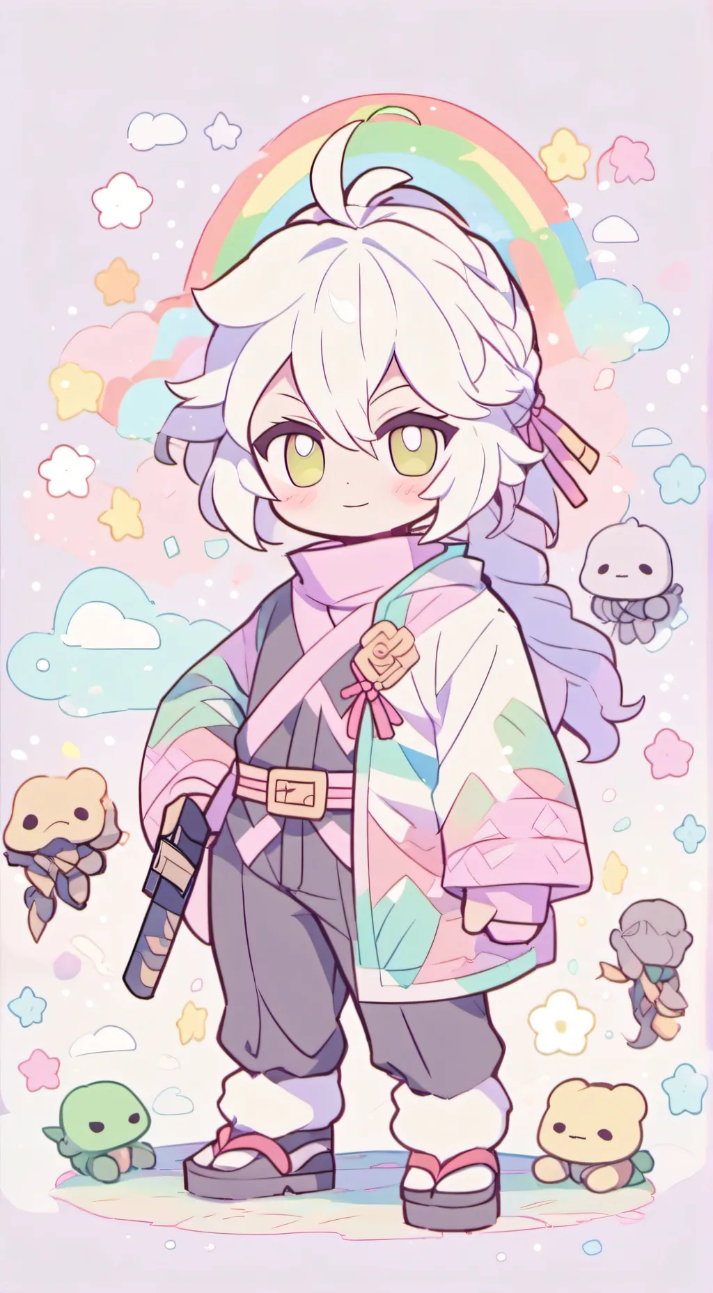 ai character: ninjago background