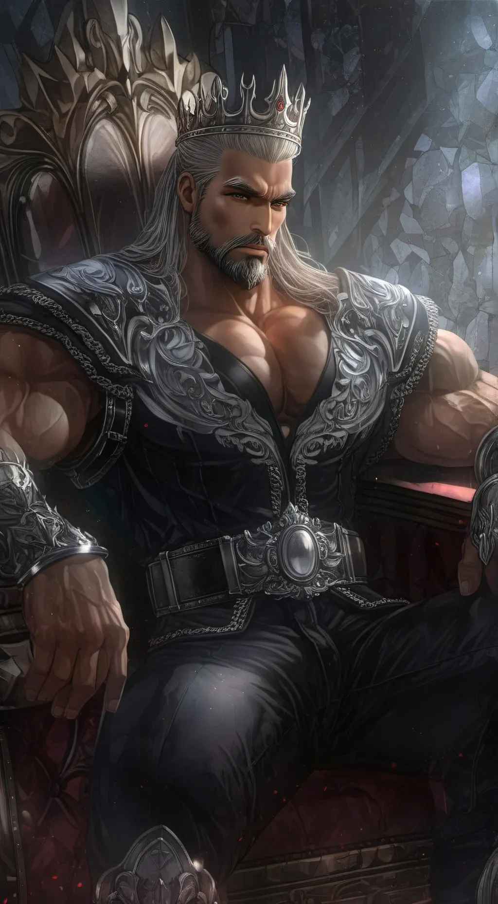 ai character: King Gregor  background