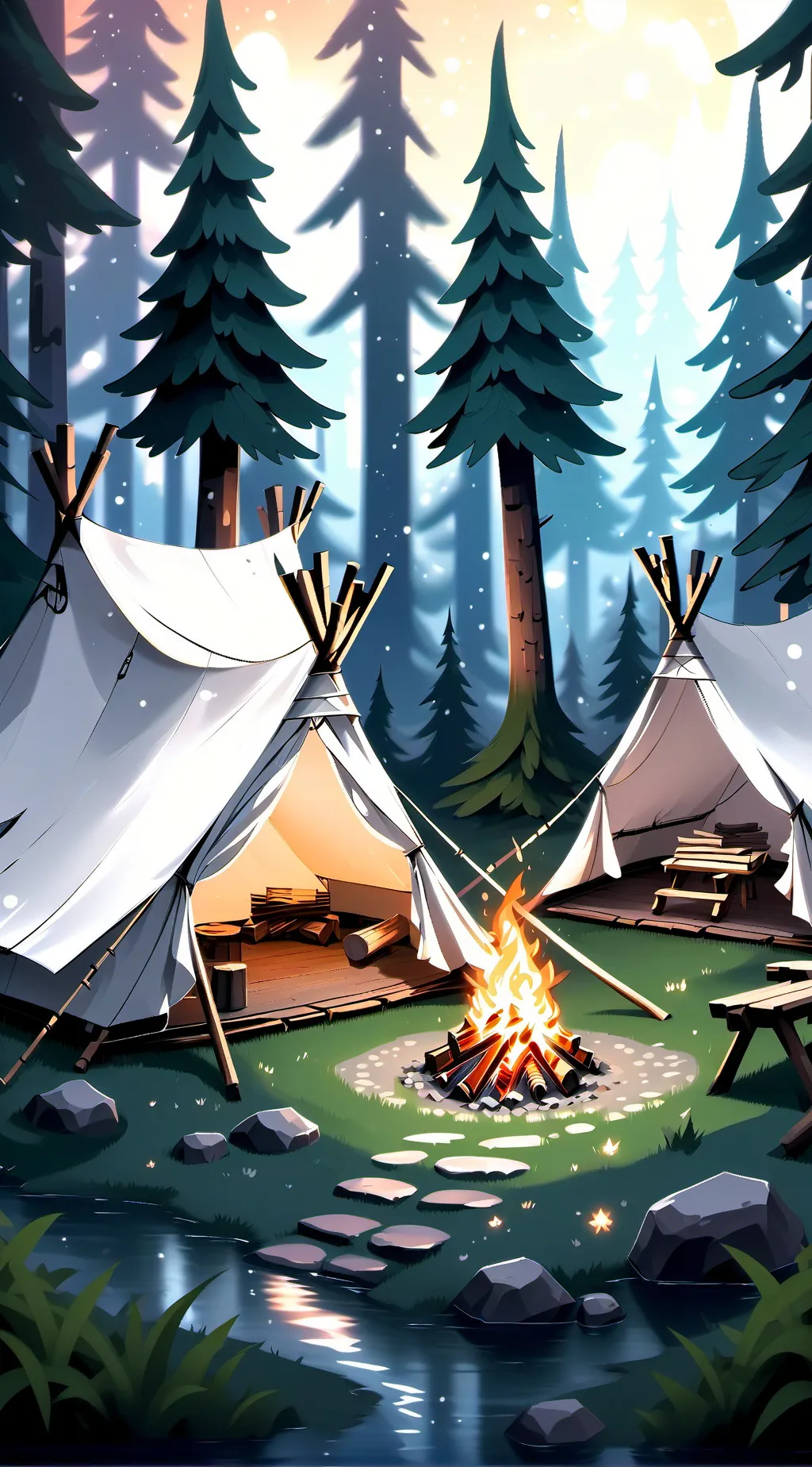 ai character: Crk X 99nitf background