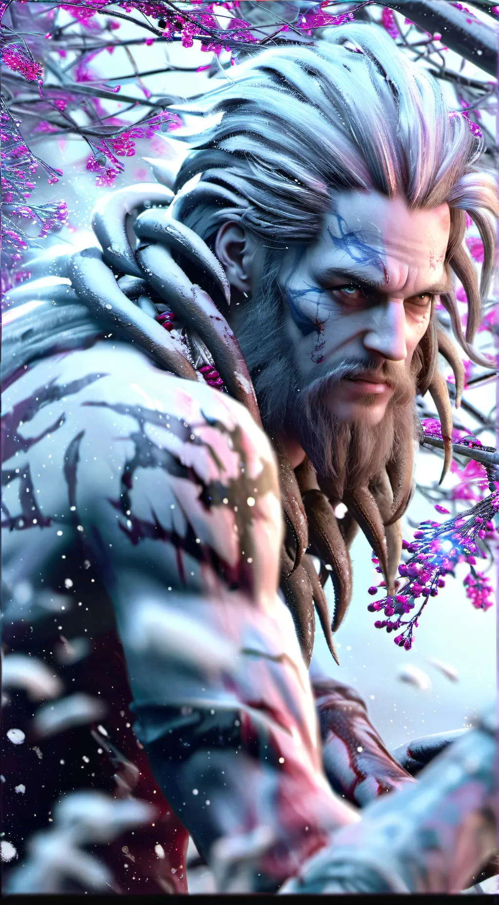 ai character: 🥀BROKEN HALO🧊  background