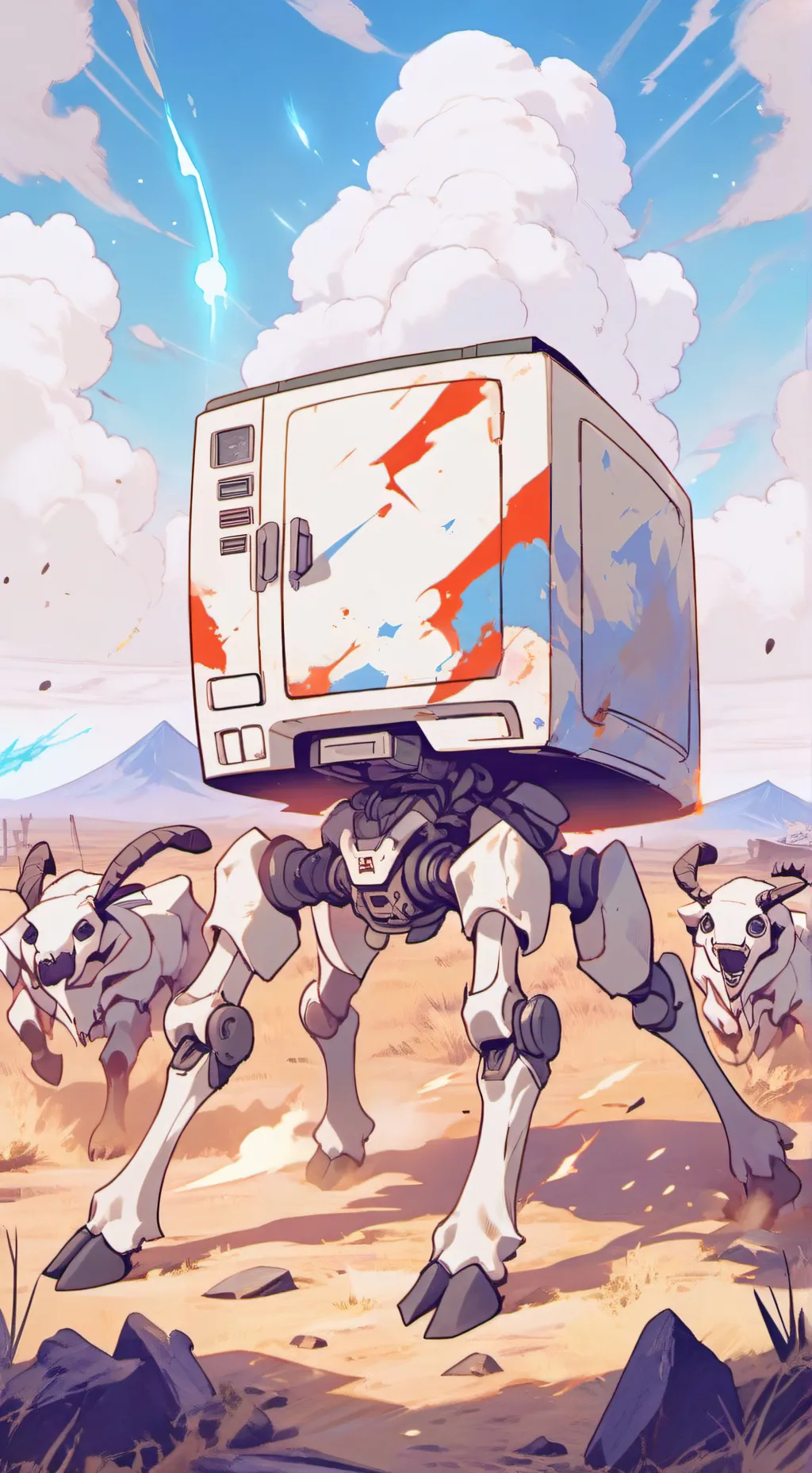 ai character: goat mmo background