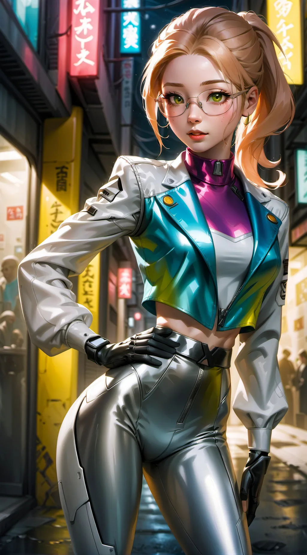 ai character: Lacey background