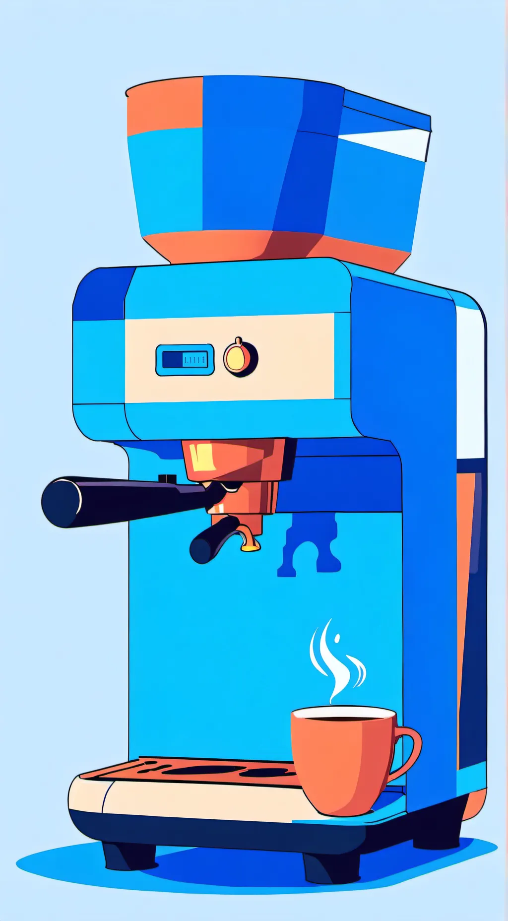 ai character: Barista background