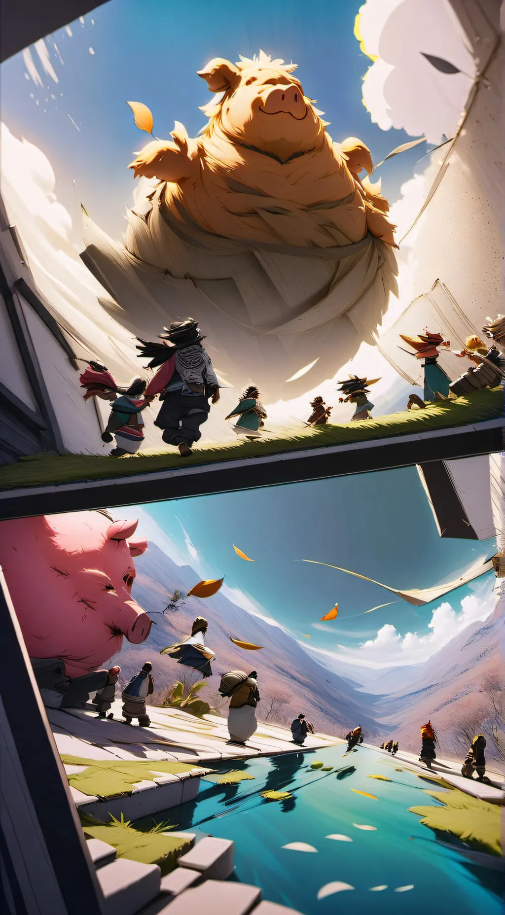 ai character: everthing  background