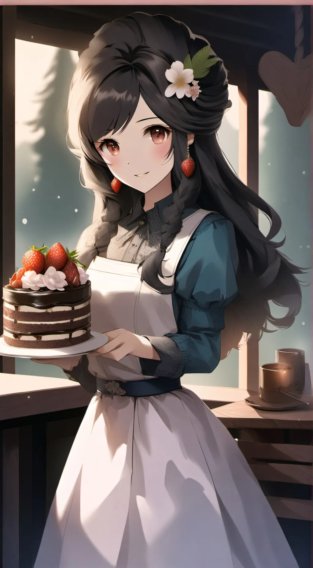 ai character: cinnamon twisted background