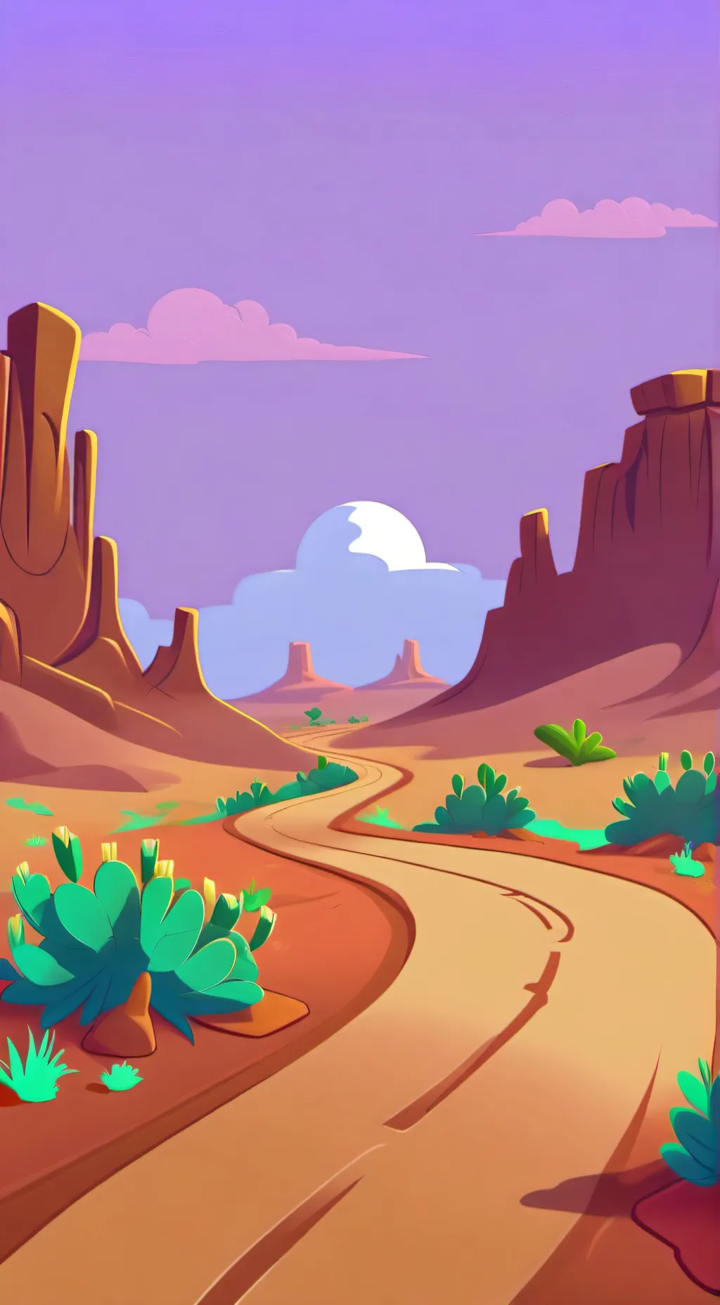 ai character: B. C.HRoadtrip background