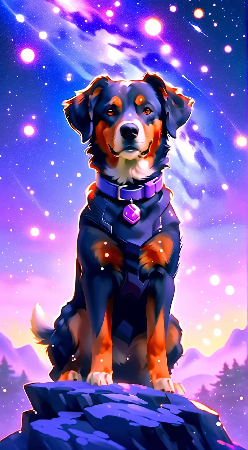ai character: Paws background
