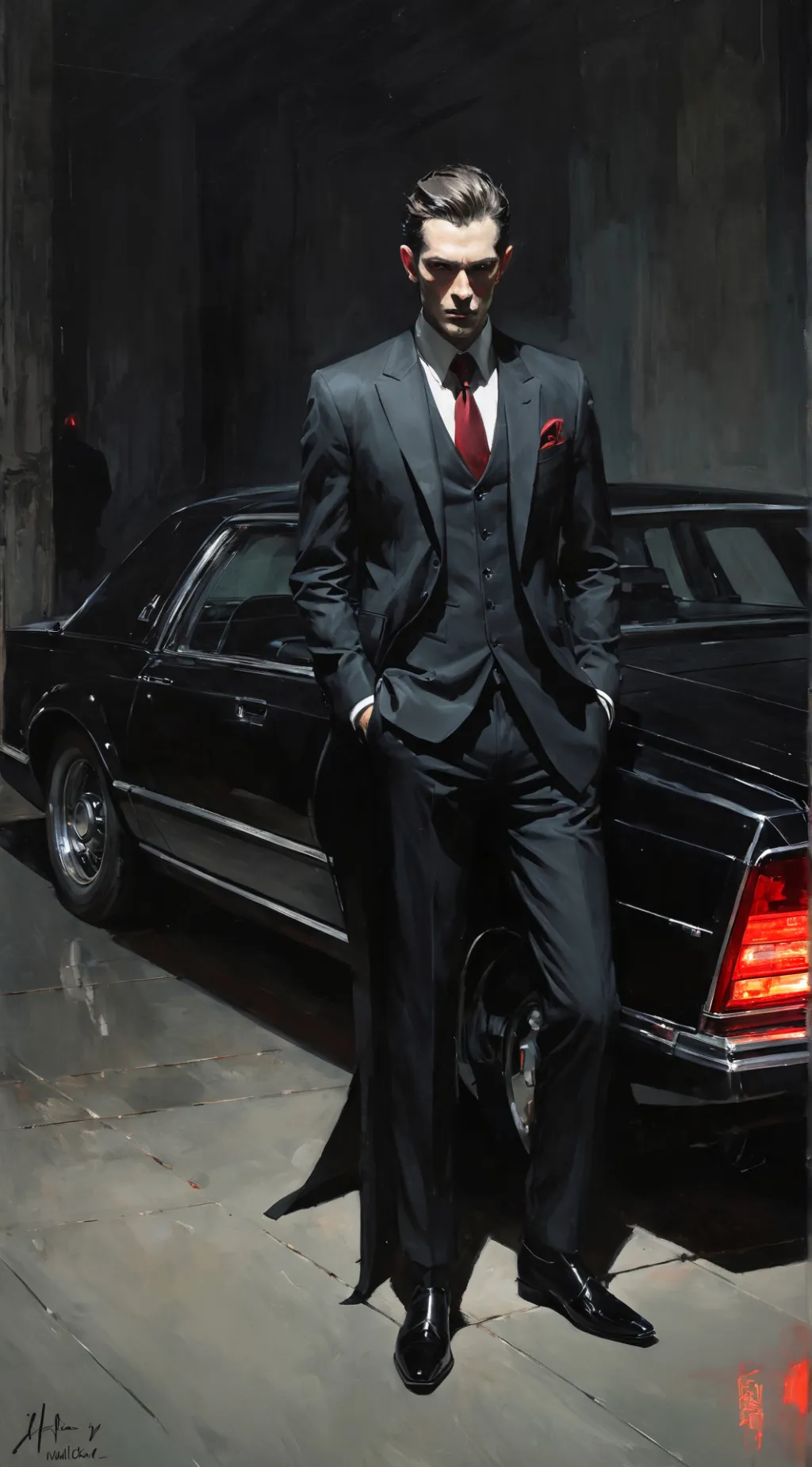 ai character: Lucien background