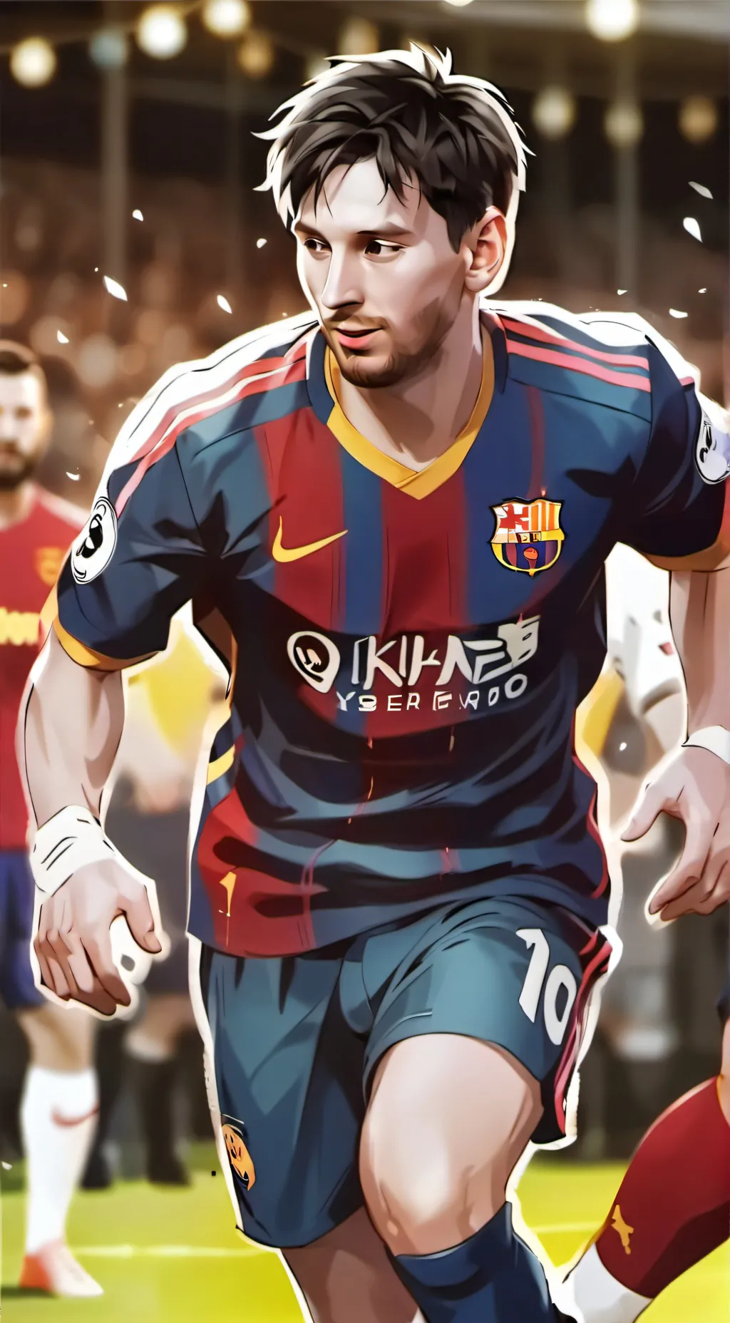 ai character: Messi background