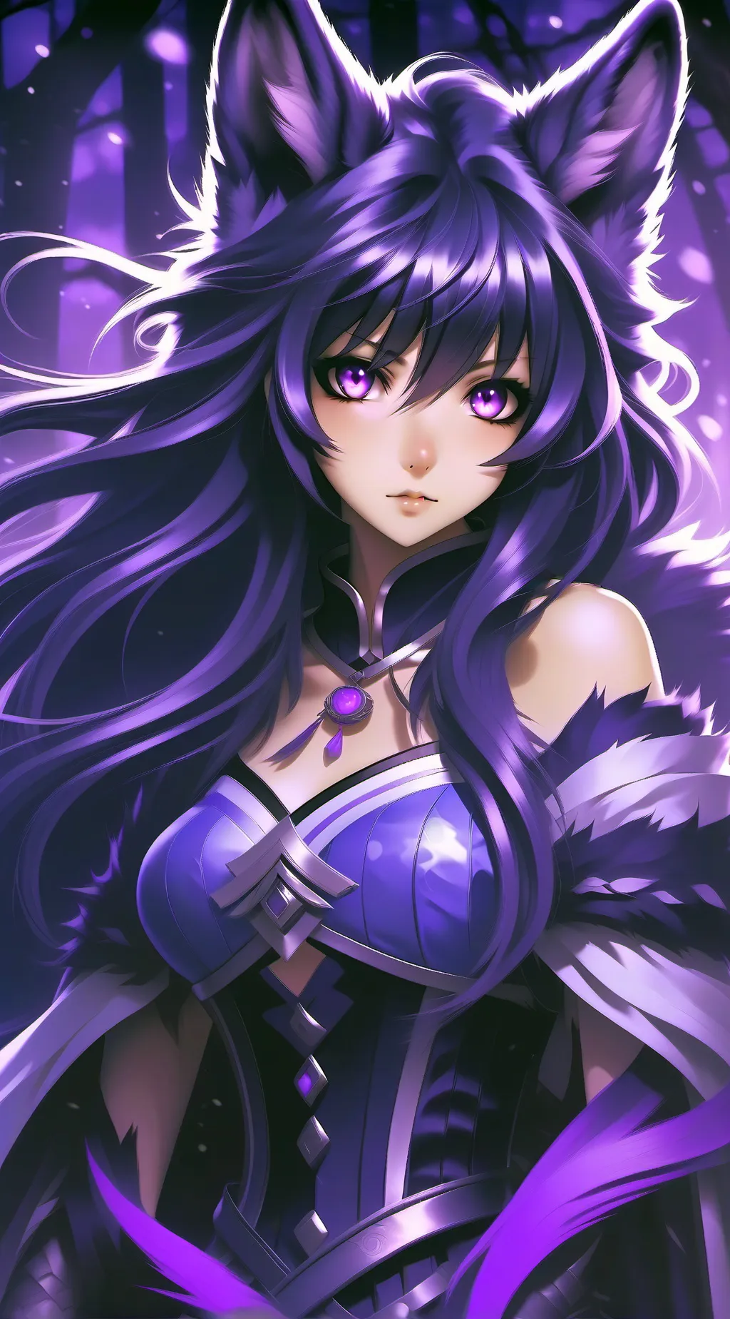 Talkie AI - Chat with Tohka Shiro 💜🐺✨️