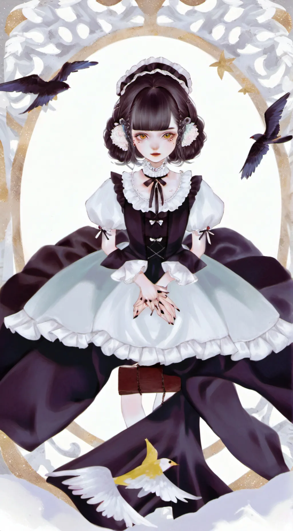 ai character: ashley ou leyley background