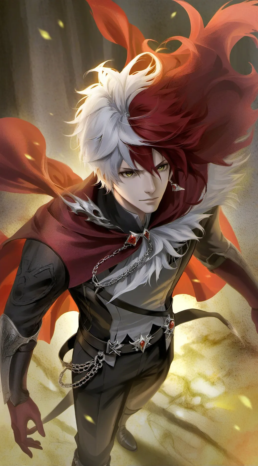 ai character: Shoto todoroki background