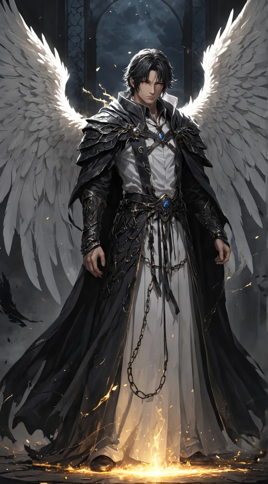 ai character: Azrael background