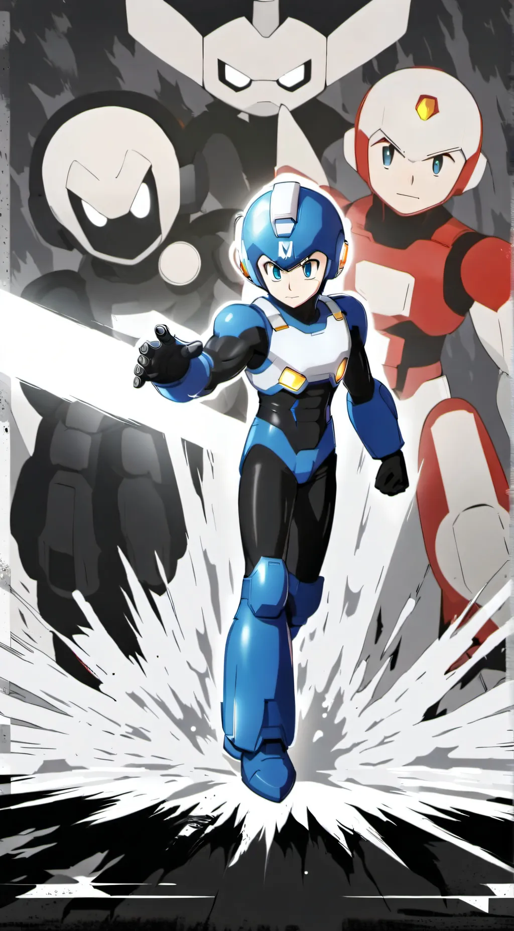 ai character: Mega Man 2 background