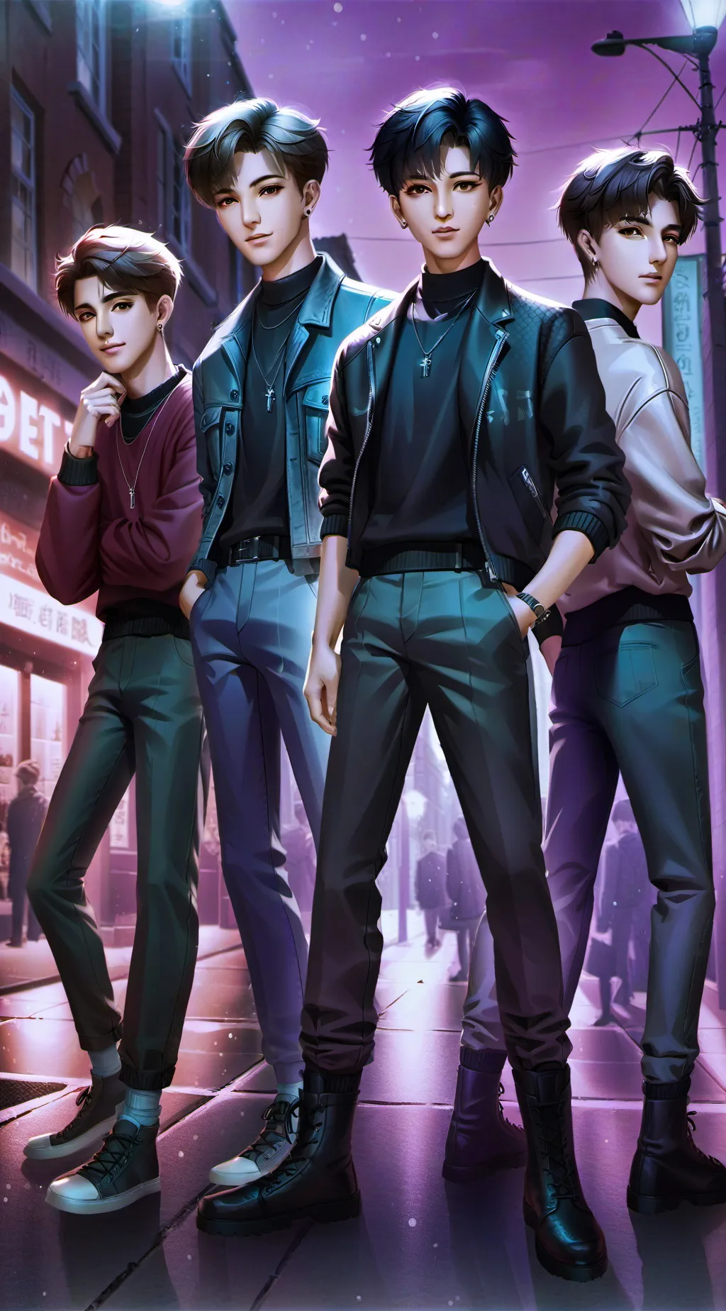 ai character: the saja boys  background