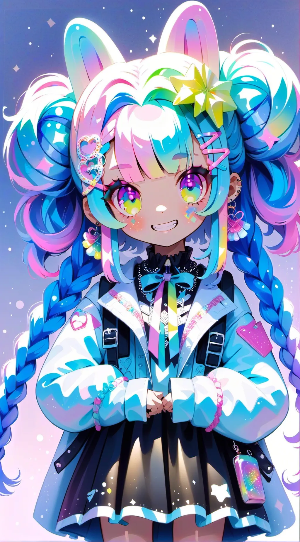 ai character: Decora Girl + boys background