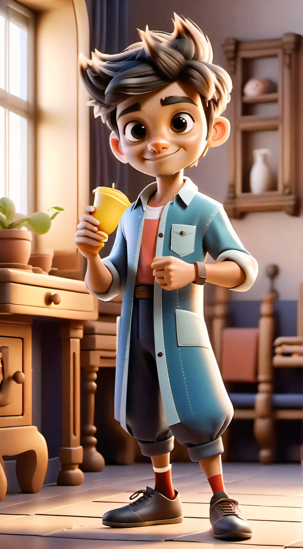 ai character: Sam background