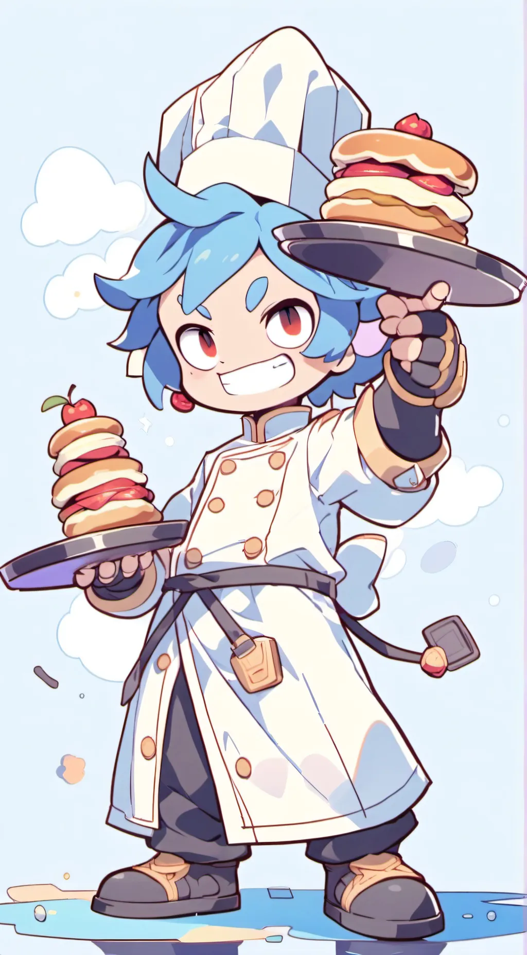 ai character: Derald  background