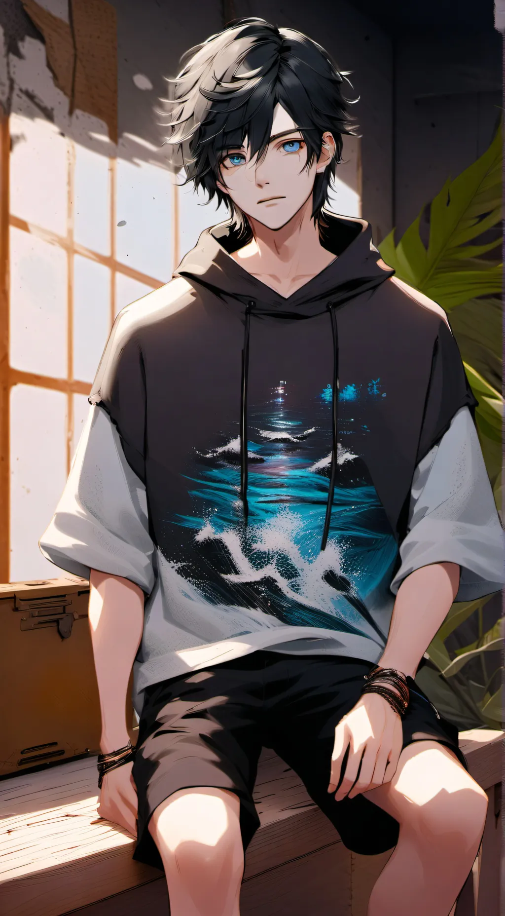 ai character: Kenma Neko background