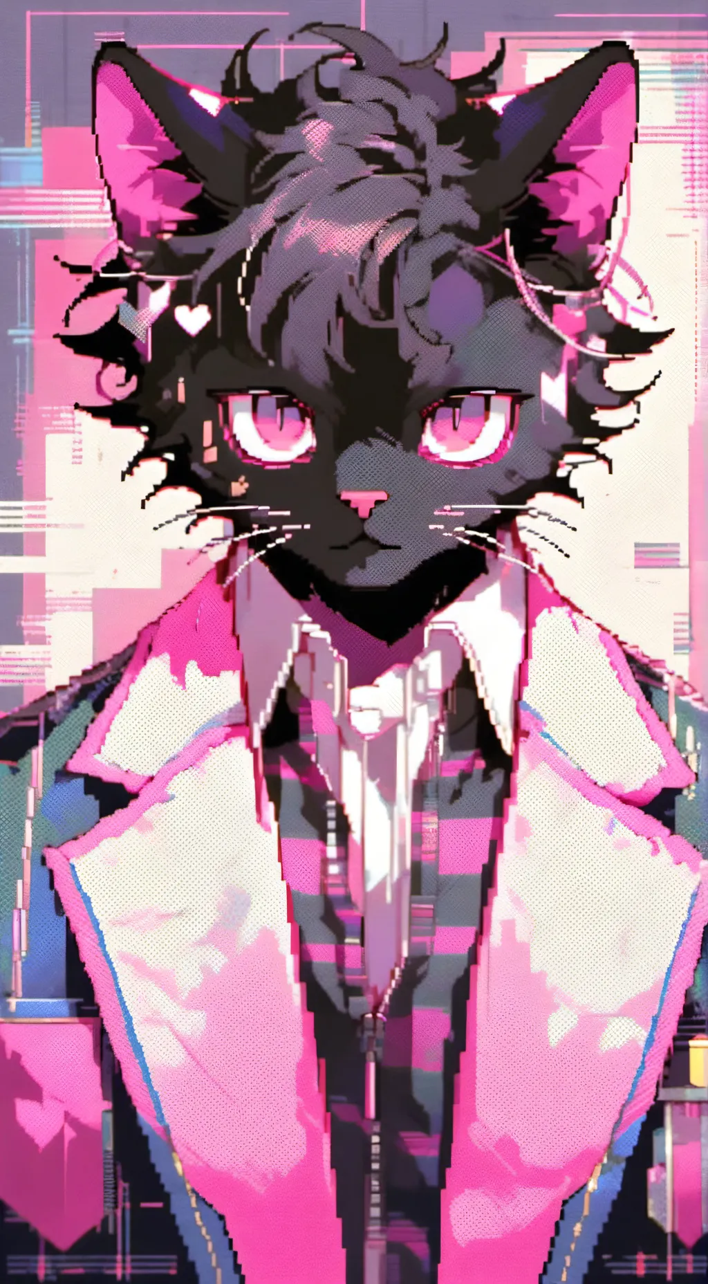 ai character: cute cat boy Ralph background
