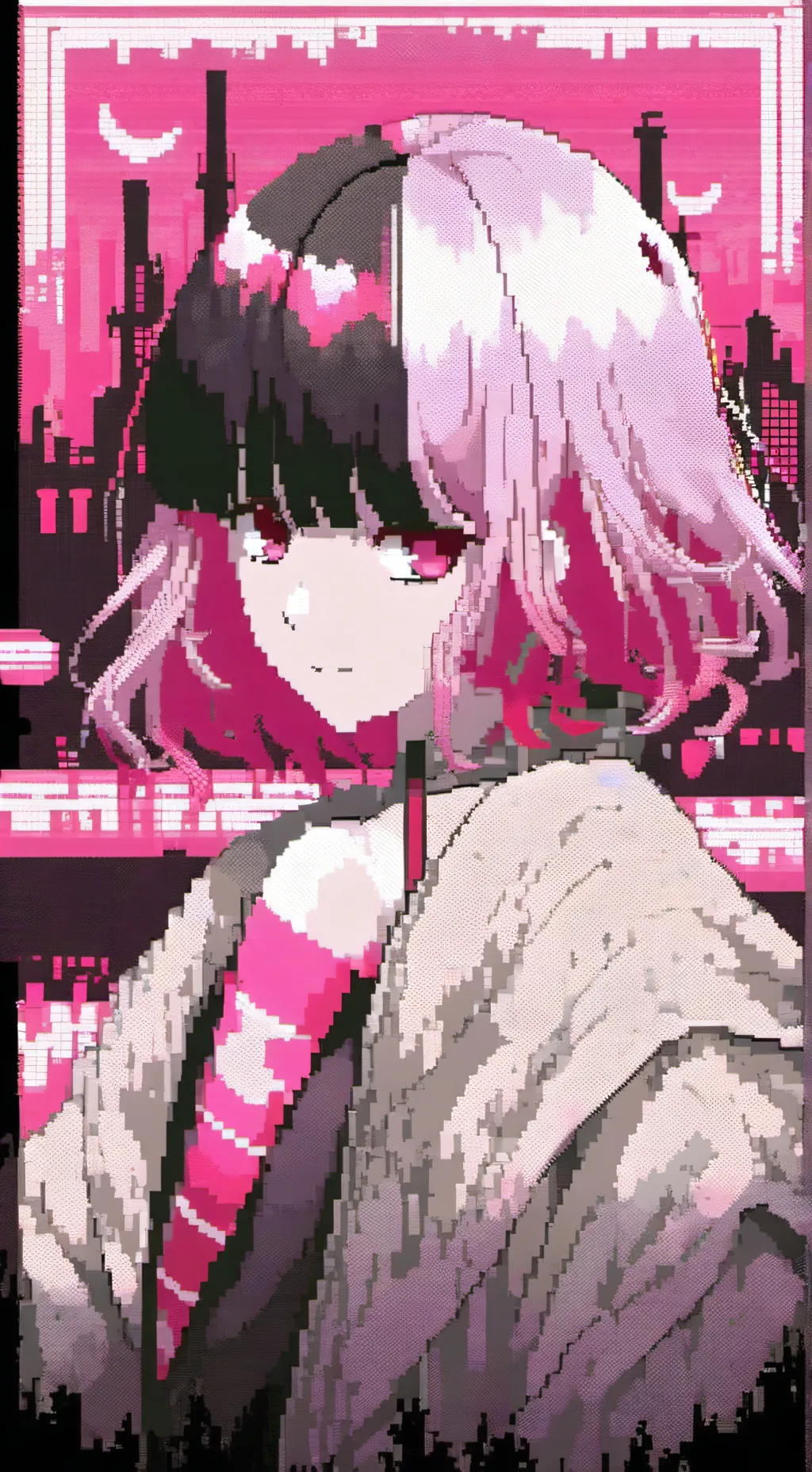 ai character: Bakugo DUN DUN DUN background