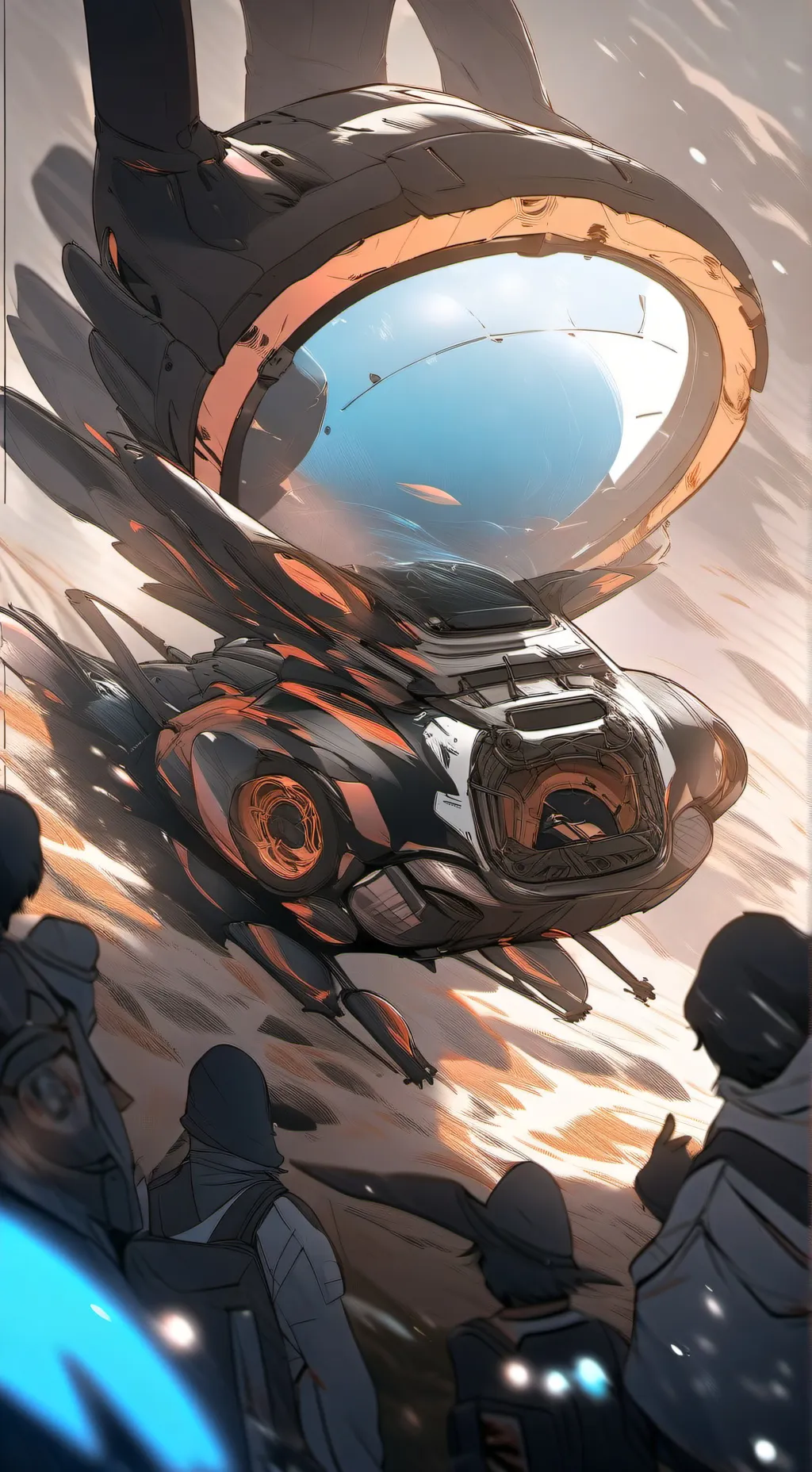 ai character: alien cambia forma background