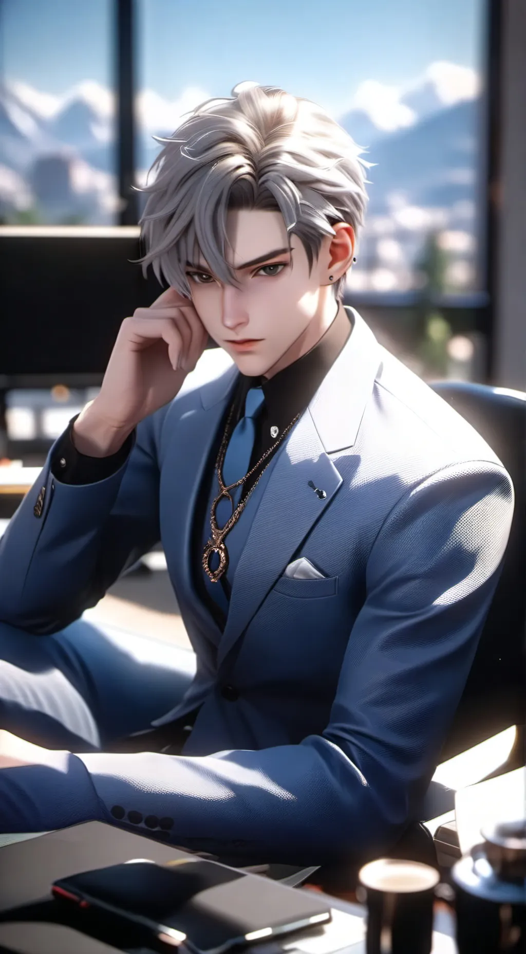 ai character: Erkan  background