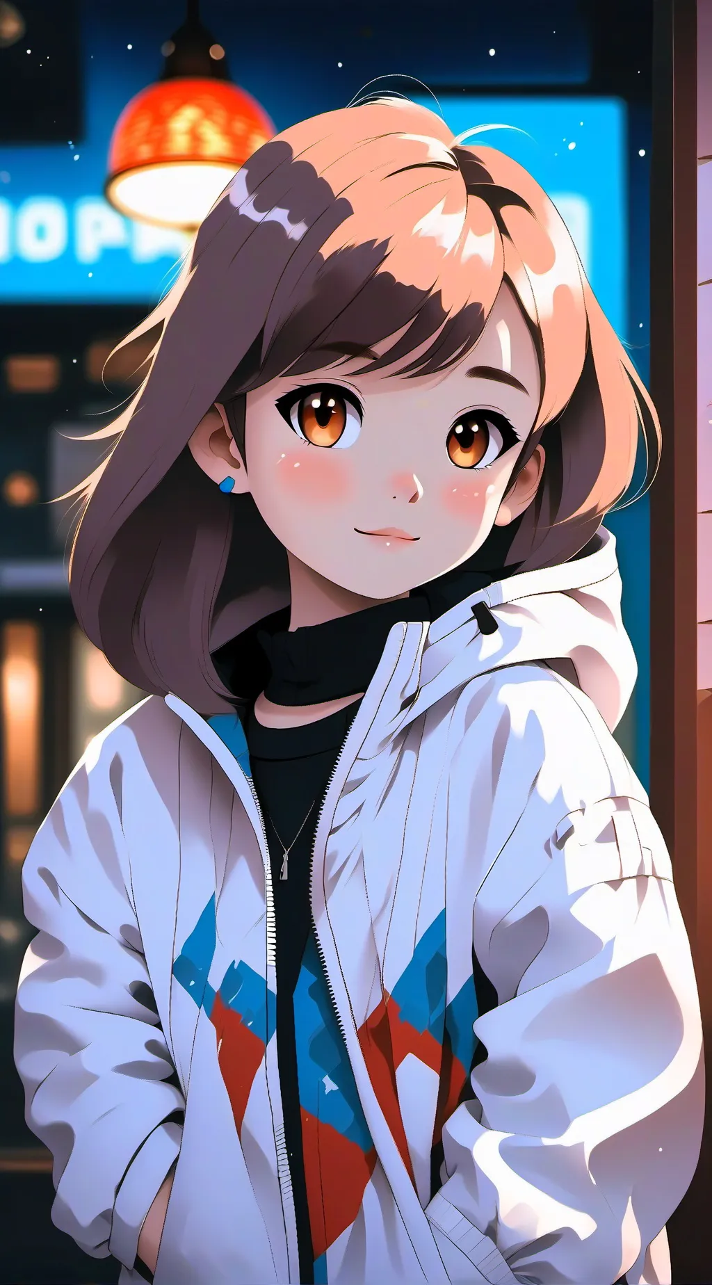 ai character: Аня background