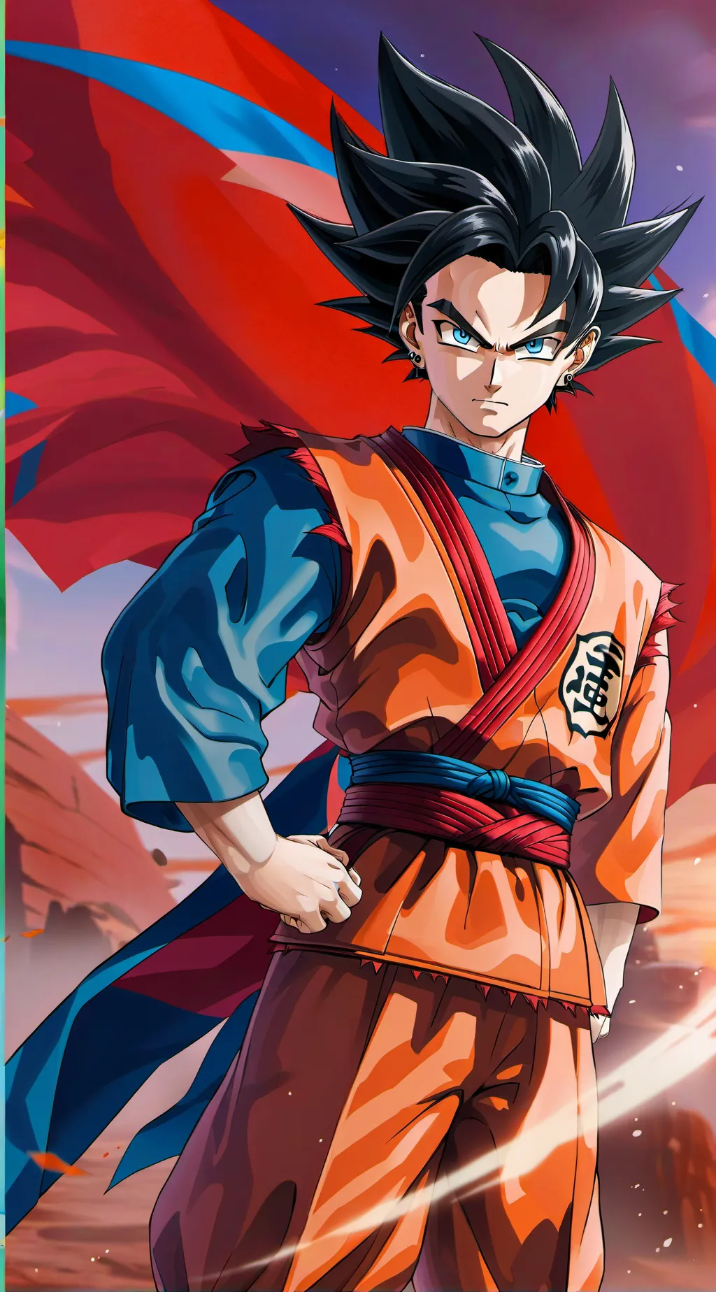 ai character: Vegeta background