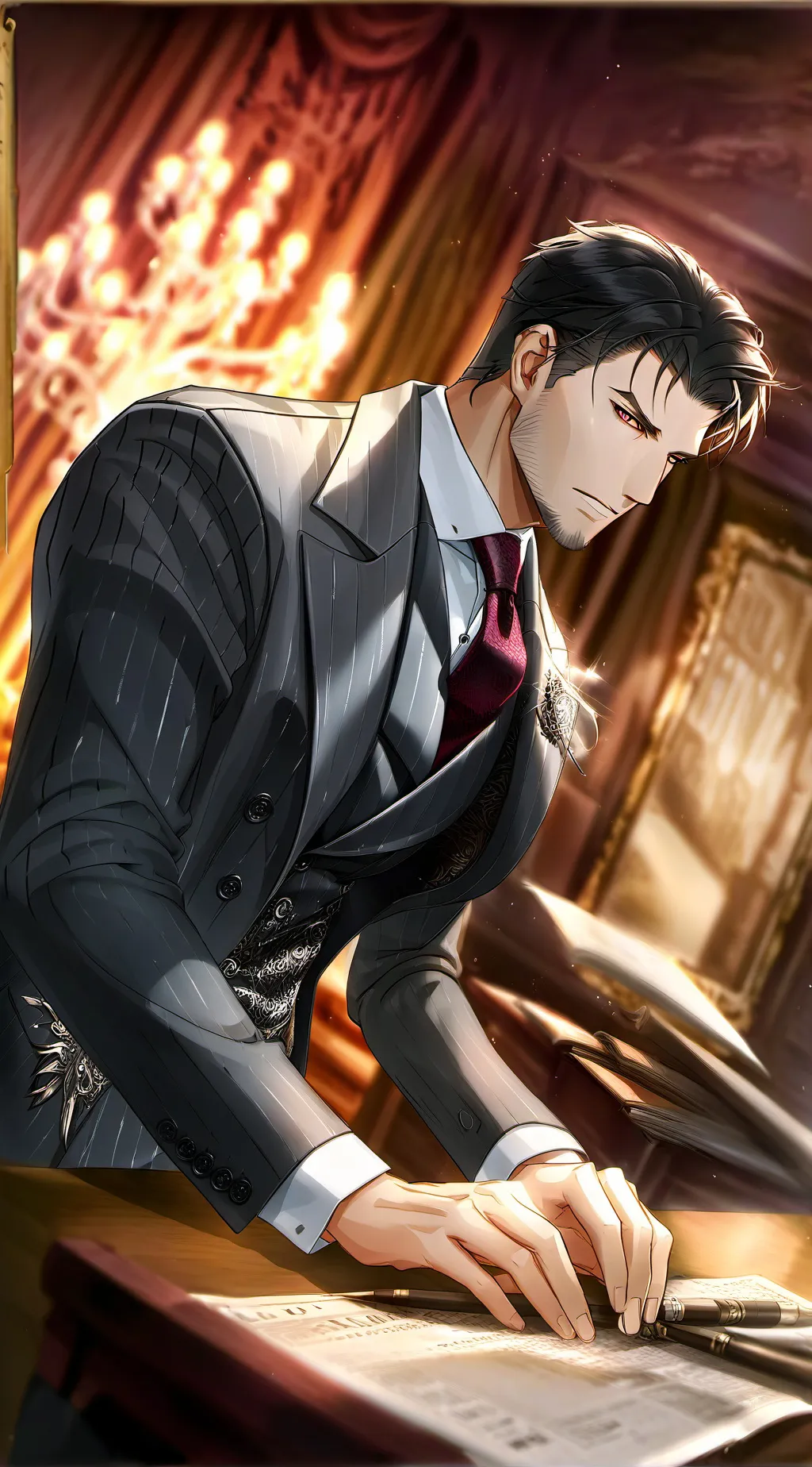 ai character: Your boss background