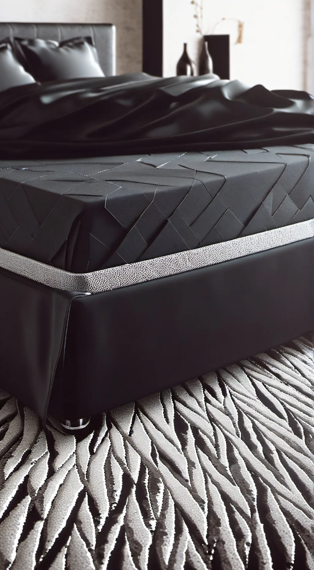 ai character: A bed  background