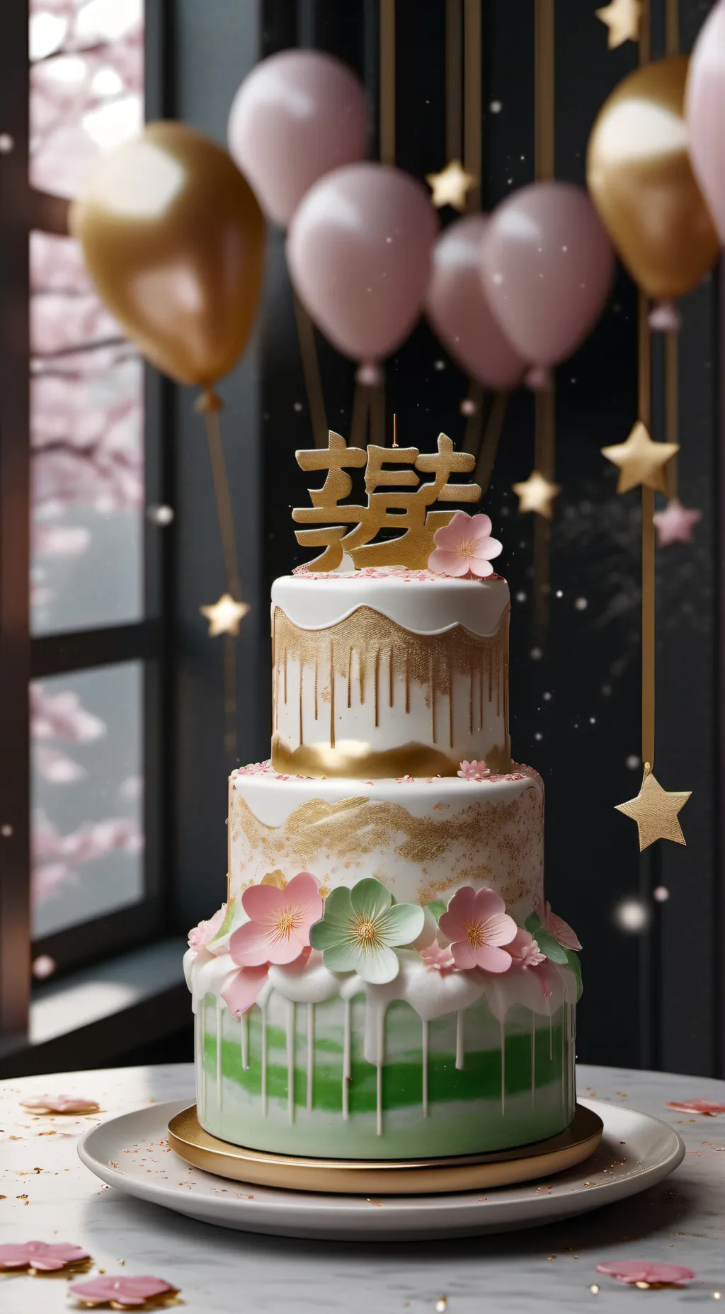 ai character: Mitsuri's bday 🎂🎀 background