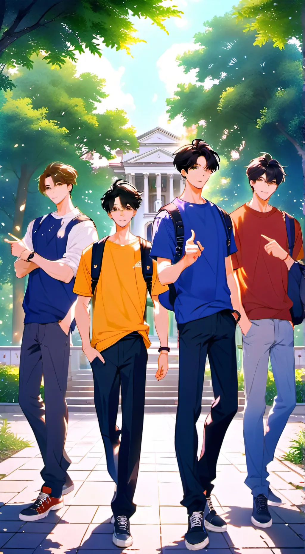 ai character: Popular Group background