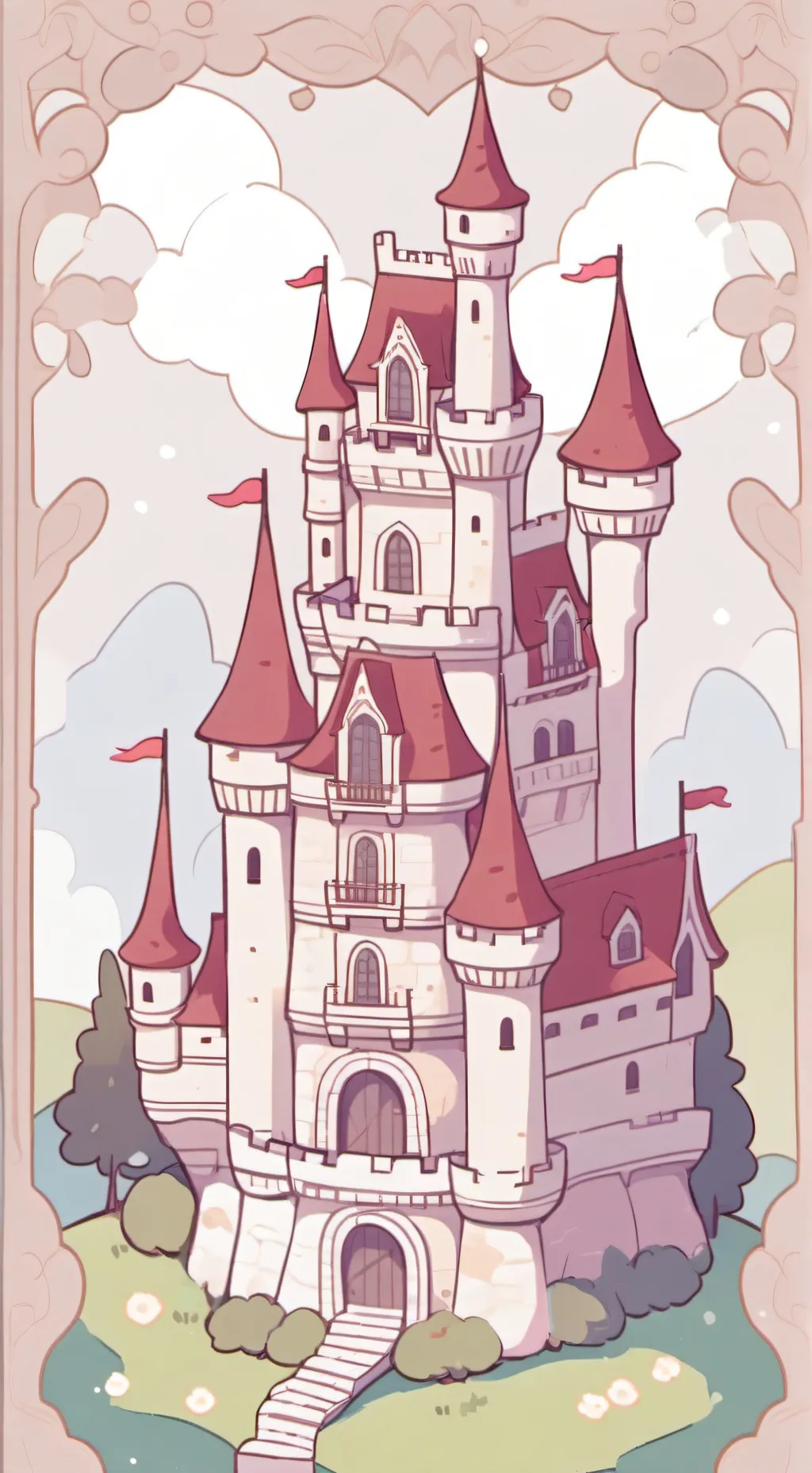 ai character: Hogwarts💗💗💗💗 background