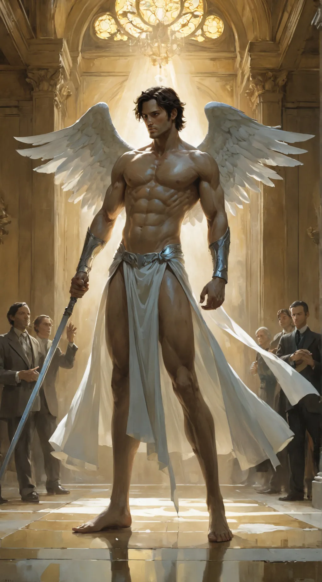 ai character: Raphael background