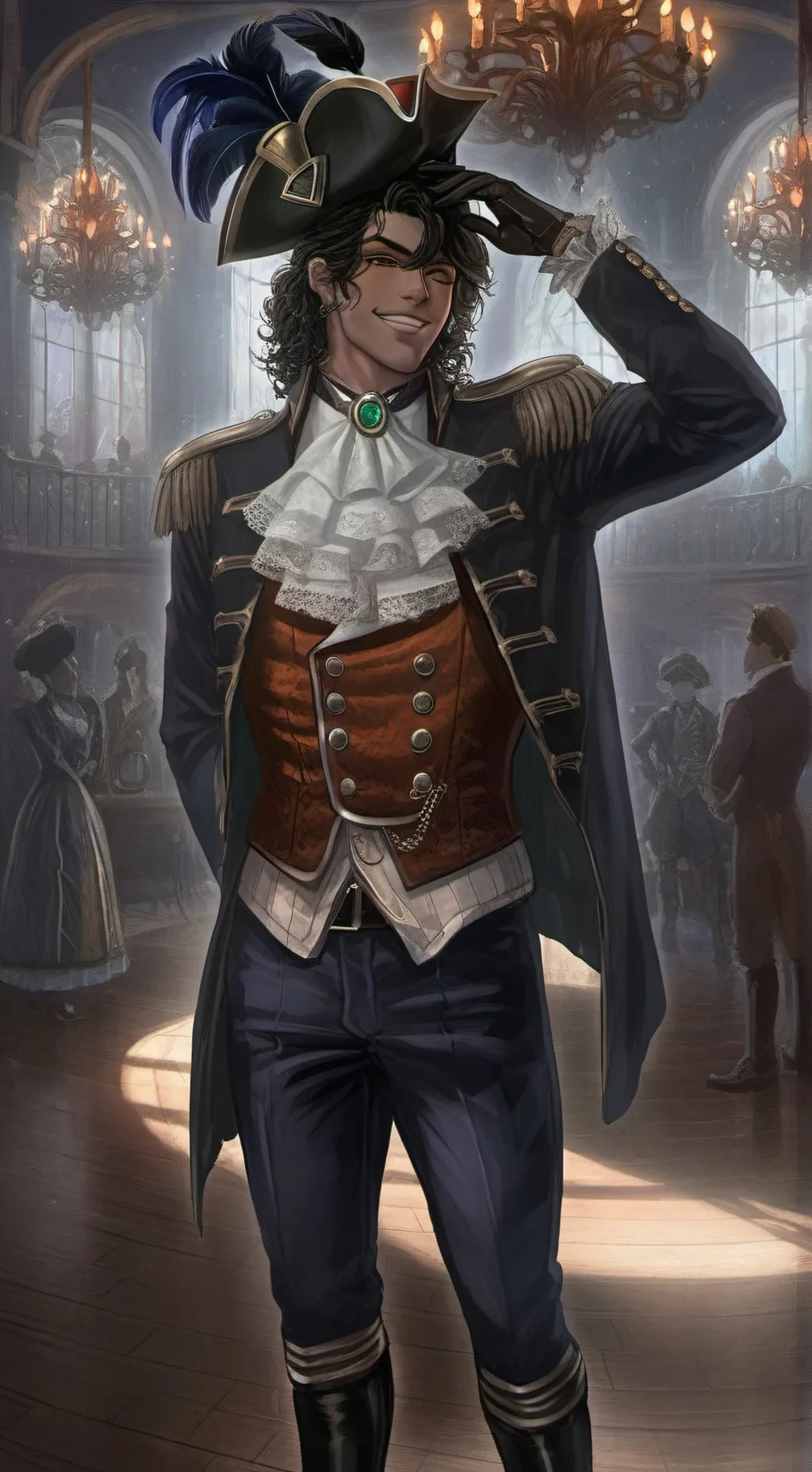 ai character: ~Valentino Frenè~ background